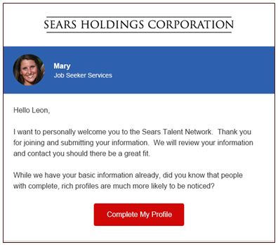 Autoresponder: Sears Holdings Corporation