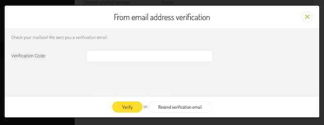 verifying address