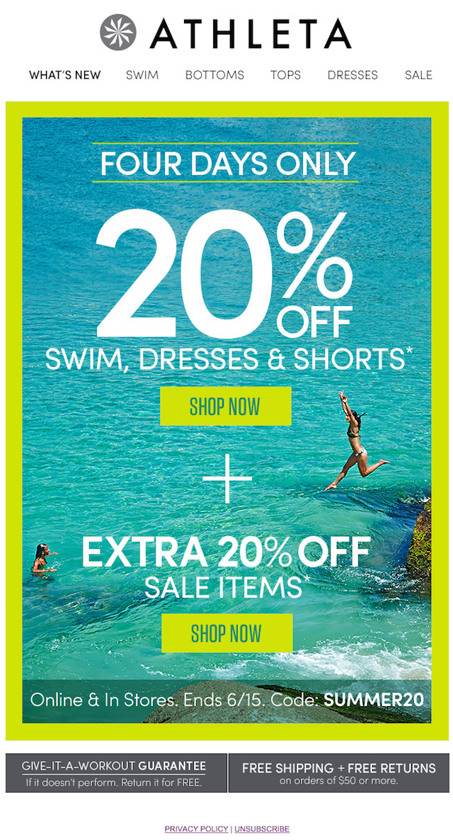 Newsletter: Athleta