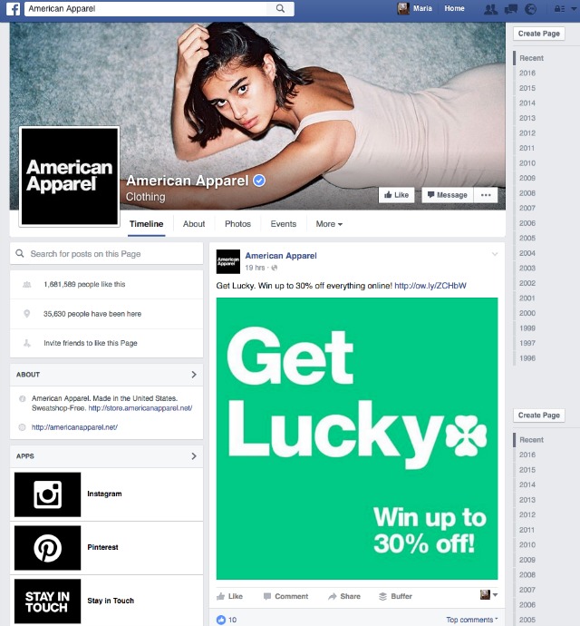 American Apparel_Fb