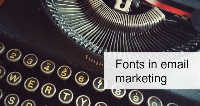 Fonts in email marketing