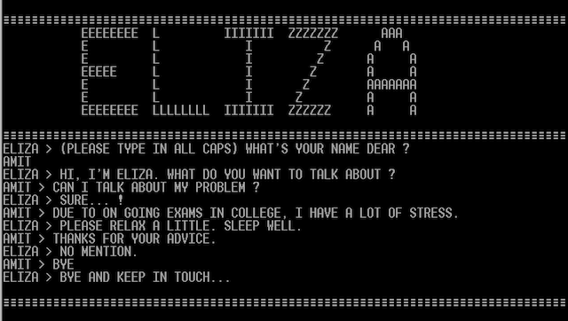 ELIZA-chatbot