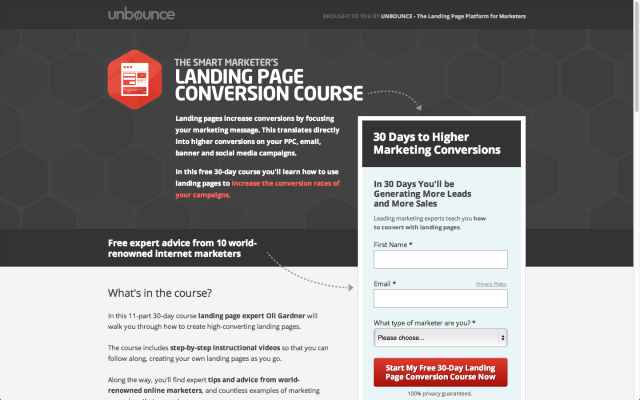 Email-Centric Landing Page - Image 1