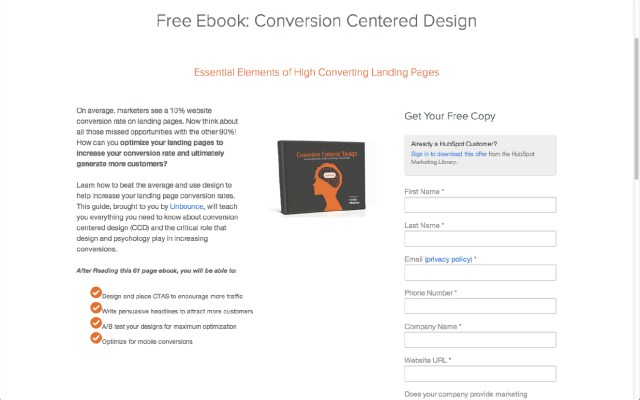 Email-centric Landing Pages Image 2