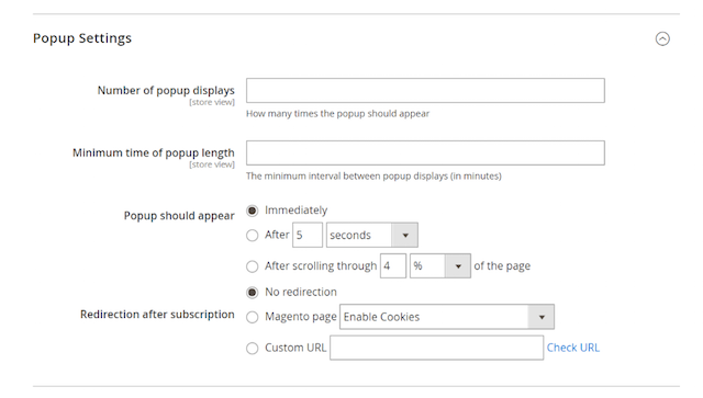 Magento-2x-pop-up-settings